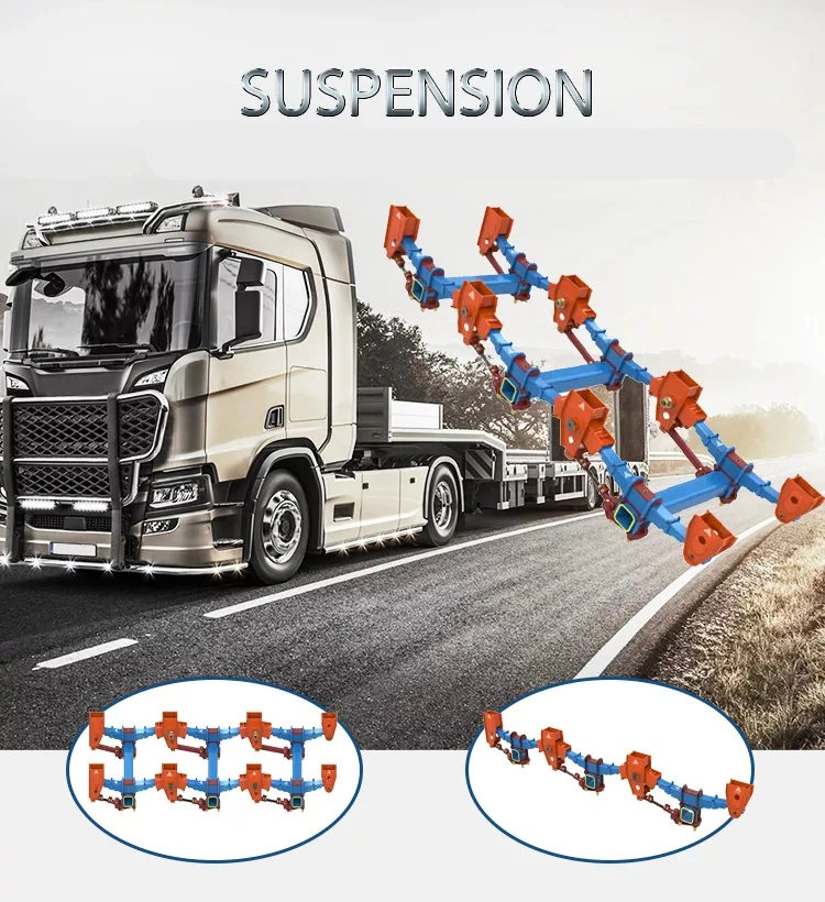 American Type Mechanical Suspension Semi Trailer Suspension Balanced Suspension Auto Spare Parts
