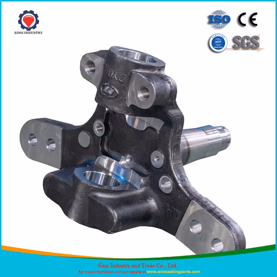 Professional OEM/ODM Foundry ISO9001 Casting Factory Custom High Performance Auto/Car/Truck/Vehicle Parts Steering Knuckle Alloy/Stainless Steel Forklift Parts